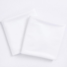 Socomi Wedding Arch Draping Fabric 29" x 20Ft 2 Panels White Sheer Outdoor Curtain Drapes Extra Long for Wedding Ceremony Birthday Party Decoration