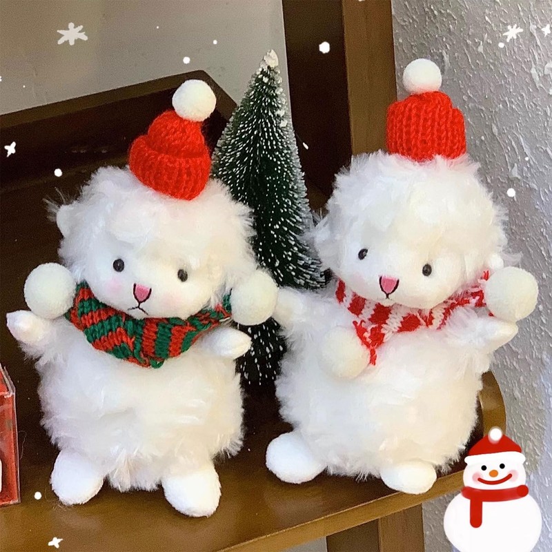 Cyiiifa クリスマスニットミニニット帽 5個 サンタ 帽子 クリスマスツリーオーナメント かわいいドールハット 雪だるま飾り パーティー DIY