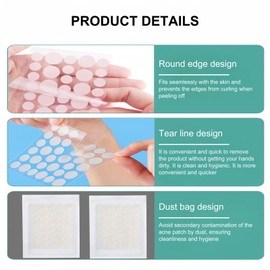 AYOCULTURE Fast-Acting Pimple Patch 360 Patches for Day & Night Use Hydrocolloid Acne Care with Overnight Healing & Deep Intake Technology