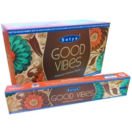 SATYA Premium Good Vibes Incense Cleansing Incense 12 Box Set