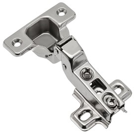 Mprofi MT® Set of 4 Hinges for Cabinet Doors, Cupboard Hinges Diameter 35 mm, Kitchen Cabinet Hinges, Cabinet Door Hinge, Cabinet and Furniture Hinges, Pot Hinge Centre Stop P/P/4