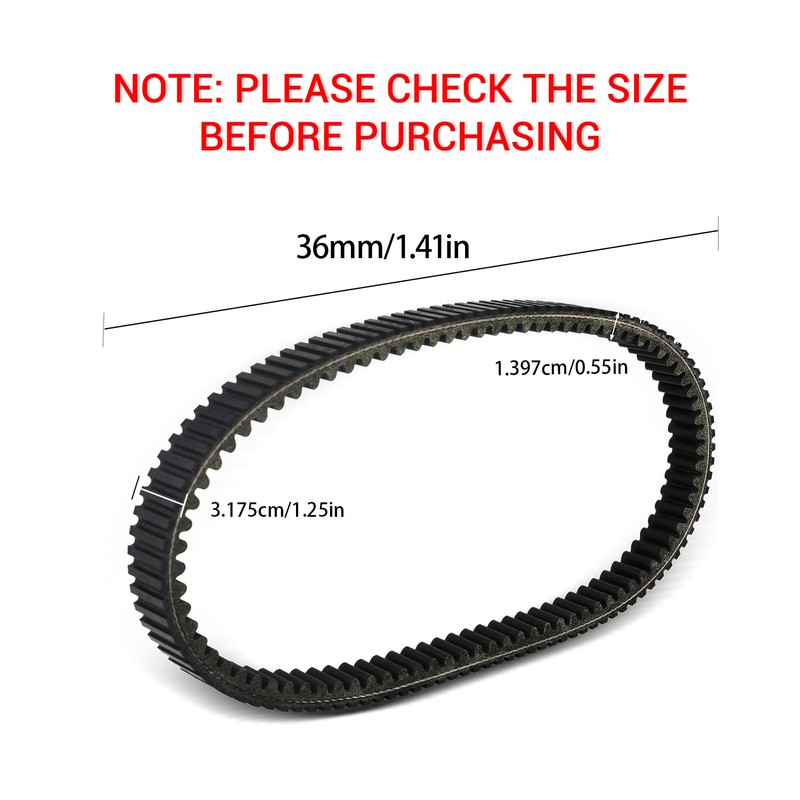MOTOBULL Drive Belt Compatible with Arctic Cat Wildcat 1000 X