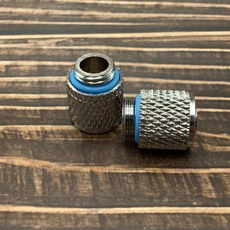 2pcs Water Cooling Fitting Soft Tube Compression Fitting G1/4 Soft