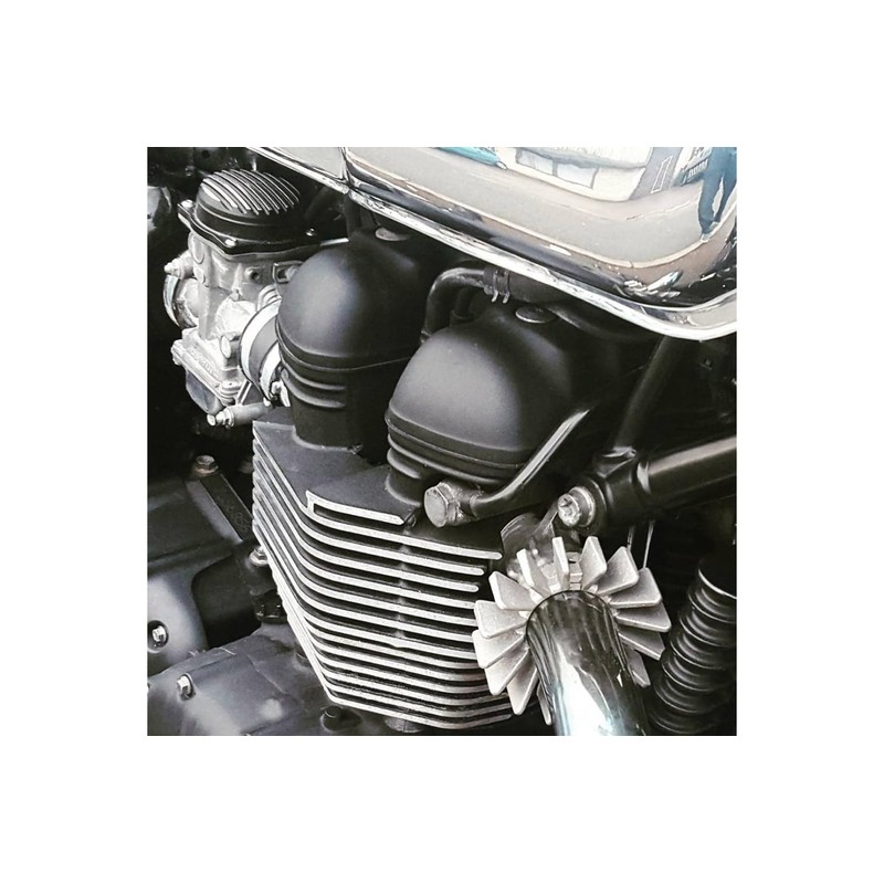 Motone T100 Thruxton MEX001 Exhaust Clamp for Cab Car Fins