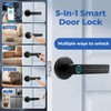 Fingerprint Door Lock, 5-in-1 Smart Fingerprint Door Knob, Smart Biometric