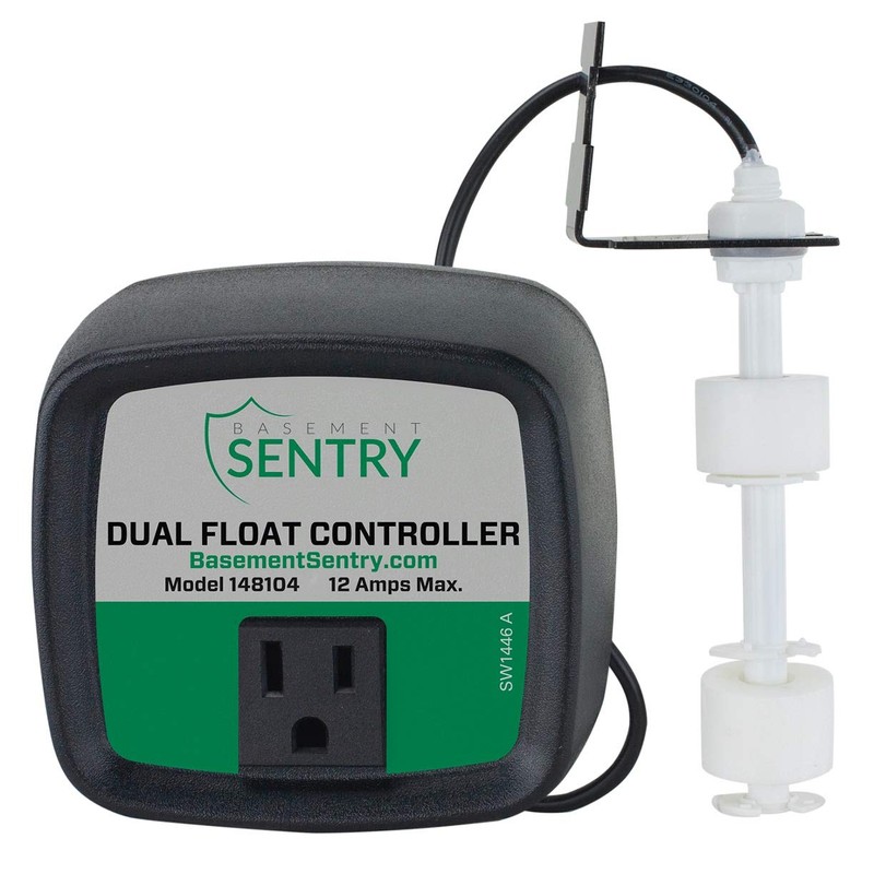 Basement Sentry Replacement Dual Float Switch and Controller for Any