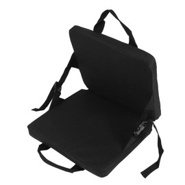 Stadium Seat Cushion, Portable Folding Chair Cushion with Back Support, Ties, Seat Cushion for Hiking, Camping, Travel, Picnic, Plane, Barbecue, Beach, Bleacher Cushion, Camping Chair
