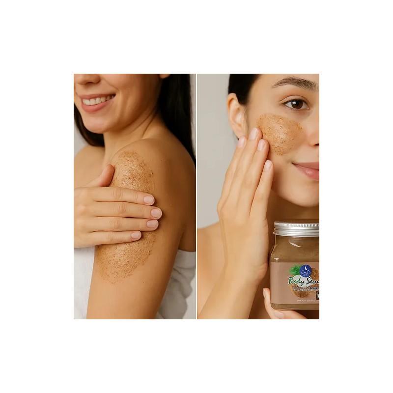 Exfoliante Facial-Corporal 350 ml Coco Nutre, Aclara y Suaviza Arrugas