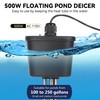 Saillong Pond Heater, Floating Deicer Heater for Outdoor Ponds, Koi