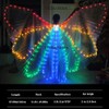 W WINTMING Women Christmas Costume LED Belly Dance Isis Wings