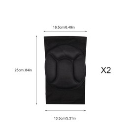 SRJQXH Knee Pads Pack of 2 Knee Pads Work Men and Women Dancing Knee Protection Anti-Collision and Shock Absorption Knee Protection for Basketball, Volleyball, Running and Cycling