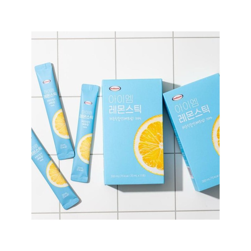 100 NFC 착즙 보넬드 아이엠 레몬 스틱 20ml 120포 (8박스)