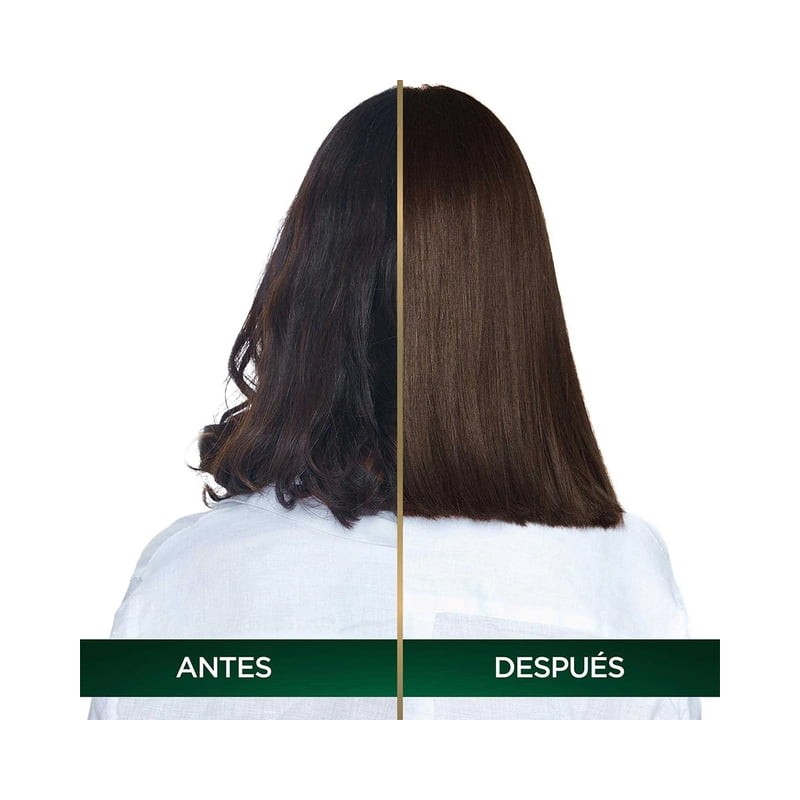 Tinte para cabello Nutrisse Oleos sin amoniaco 5.31 castaño dorado