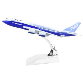 LESES Diecast Plane Model 1:400 scale Boeing 747 Airplane Model for Decoration or Gift