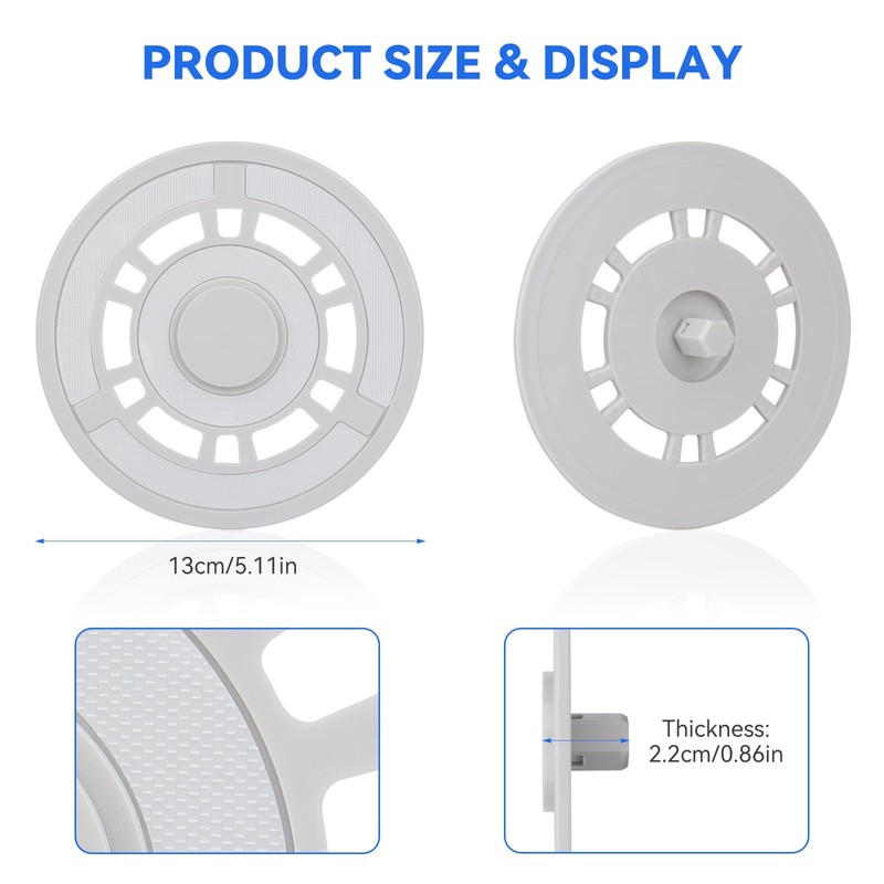 Mop Pad Plate Accessories for Roborock Q Revo, Qrevo MaxV,