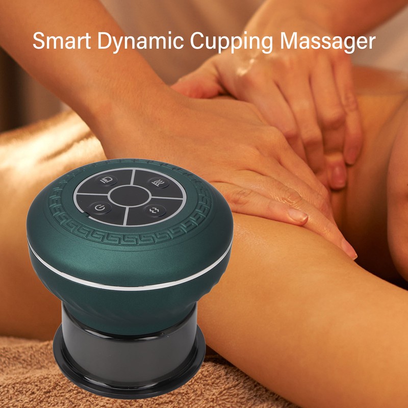 Smart Dynamic Cupping Cellulite Massager 12 Suction Levels Red LED