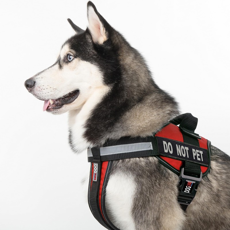 Dogline Do Not Pet Vest Patches – Removable Do Not