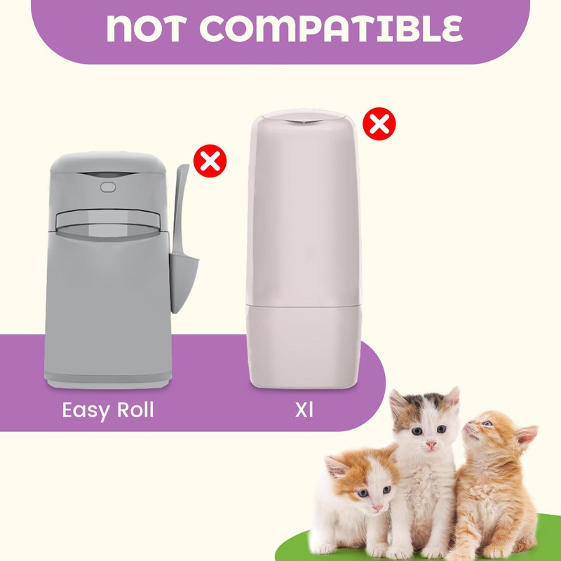 Premium Cat Litter Refill Bags |Jumbo 28FT 2-Pack | Lasts