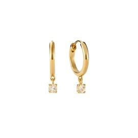 IVANI Gold Dangle Earrings for Women - Lightweight 18K Gold Plated Earrings, Small Hoop Earrings Women - Dainty Earrings Gold Hypoallergenic Earrings, Trendy Earrings Jewelry Gifts