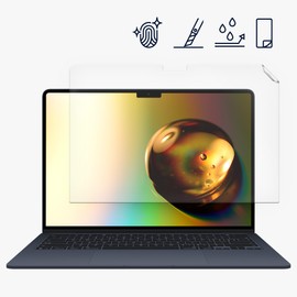 kwmobile Screen Protector Compatible with Apple MacBook Air 15 M4 2025 A3241 - Screen Protector Matte Anti-Glare Display Film