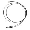 2PCS Fiber Optic Sensor Flat Thin Reflection Optical Fiber Sensor