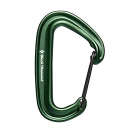 Black Diamond Mini Wire Carabiner Green