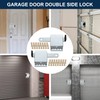 4 Pack Garage Door Side Lock with Self Tapping Screws,