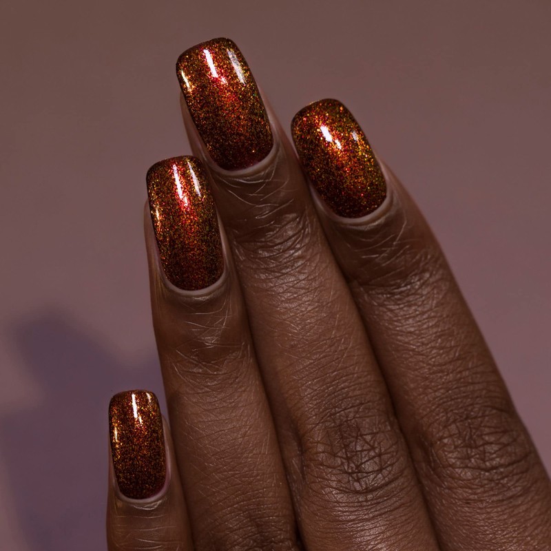 ILNP Autumn - Warm Brown Shimmer Nail Polish