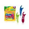 GUM Crayola Kids Flossers with Fluoride, Designed for Little Hands,