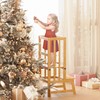 BAMBOOHOMIE Kids Kitchen Step Stool, Toddler Standing Tower Adjustable Height
