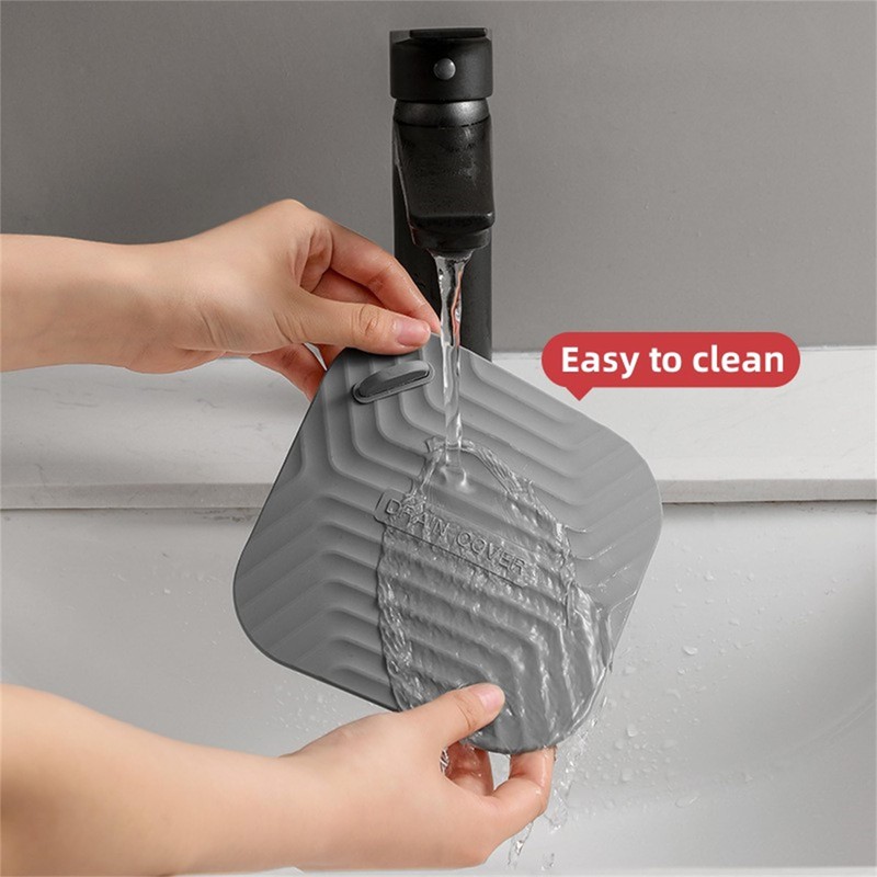 MAOYONG Shower Drain Cover Tub Stopper - Square Silicone Floor