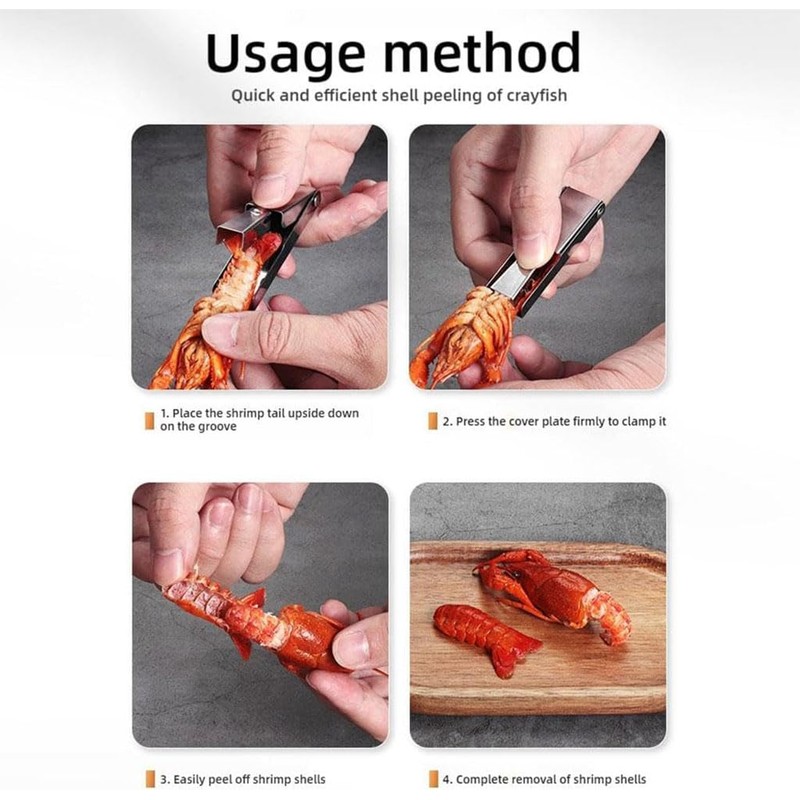 2025 New Crawfish Peeler Tool Stainless Steel, Crayfish Shelling Device