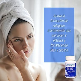 Silicio coloidal + Fósforo | Promueve la formación de colágeno en hueso y cartílago | Bote con 60 cápsulas de 500 mg c/u