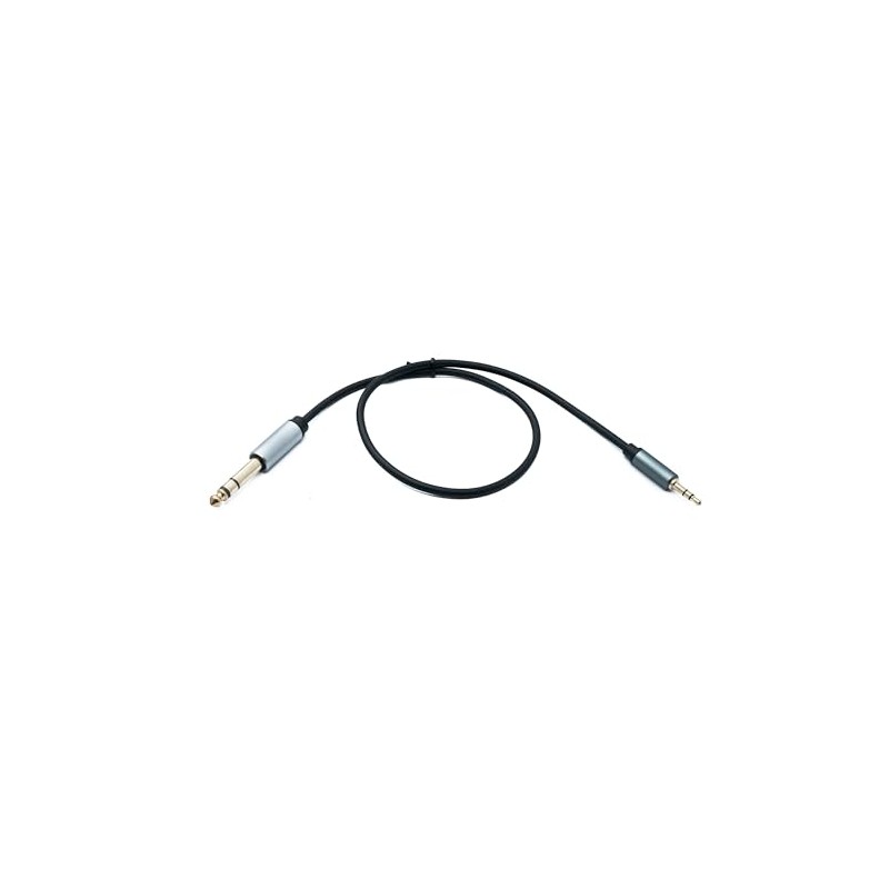 System-S Audio Jack Cable 50 cm 6.35 mm 2-Pin Male