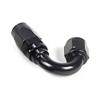 Squirrelly 150 Degree -6AN Hose End Fitting Black (5075)