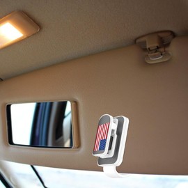 Clip Para Gafas De Sol En Visera De Coche - Portatarjetas Y Tickets Para Interior Del Automóvil | Sujetador De Gafas Para Vehículo | Para Mujeres En Viaje Por Carretera Y Trayectos Diarios En Coche Ca