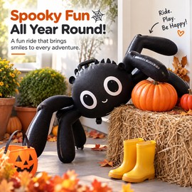 3D Spider Balloon for Halloween Party Decorations – Eye-Catching Inflatable Design for Festive Events and Home Celebrations
