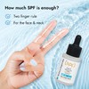 Skincyclopedia Sonnenschutz Hyaluron Serum, LSF 50 Gesichtsserum mit 10% Hyaluron-Komplex