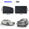 AYAMAYA Magnetic Car Side Window Sun Shades - 4PCS Blackout