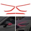 TOMALL 2 Pair Headlight Sidemarker Side Rear View Mirror Vinyl