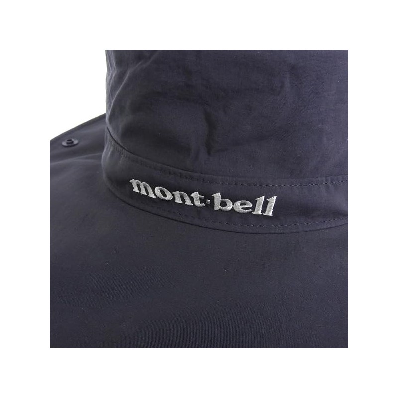 Montbell 1108743 Wide Brim Hat, Men's, Women's, Small, Nylon, Black,