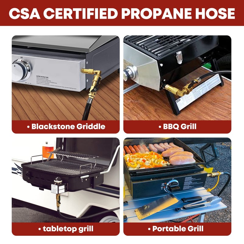 GasXpert 20 FT RV Quick Connect Propane Hose for RV
