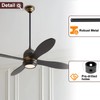 24 Inch Ceiling Fan Downrod, 1" Diameter Matte Black Ceiling