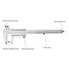 Vernier Caliper High Accuracy 0 to 150mm Range 0.001in 0.02mm