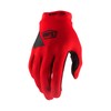 100% GUANTES RIDECAMP Youth Gloves M Gloves, Adult Unisex, Red
