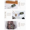 Mini Multifunction Compass Weather Station Mountaineering Watch Thermo Hygrometer Backlight