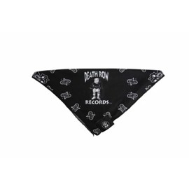 Fresh Pawz Death Row Logo Cooling Bandana for Dogs, Dog Bandana, Dog Cooling Bandana Black - Small