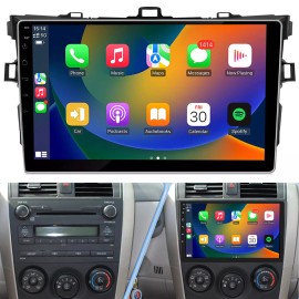 A-Carplay Car Radio GPS Carplay With Backup Camera For Toyota Corolla 2009-2013 Android 12