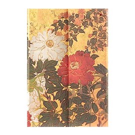 Paperblanks | Natsu | Rinpa Florals | Hardcover Journal | Mini | Lined | Wrap | 176 Pg | 85 GSM