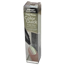 Sally Hansen Color Quick CHROME Fast Dry Nail Color Pen, 03 Green Chrome